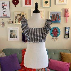 Handmade ruffle top